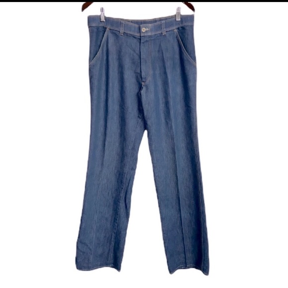 Vintage Deadstock 70’s Orange Tab Levis Action Slack Jeans - Picture 2 of 14